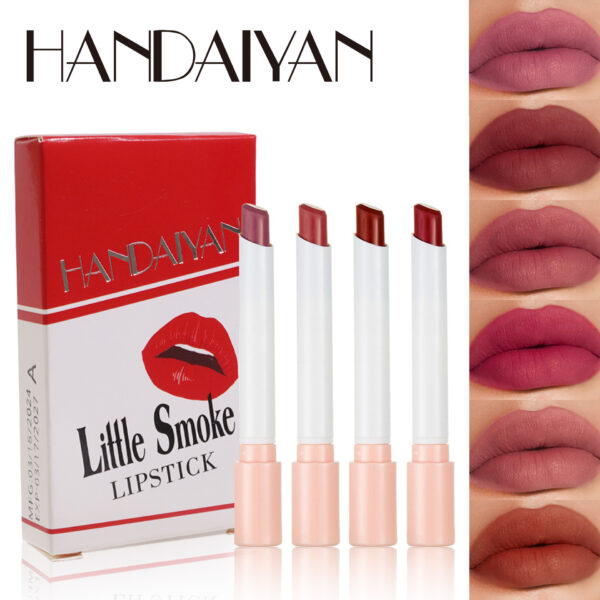 Handaiyan 4Pcs Cigarette Lipstick Set Long Lasting