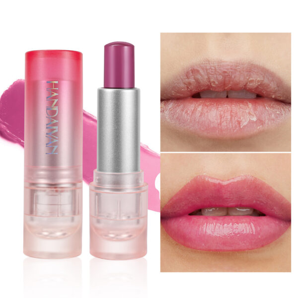Handaiyan 3 Color Temperature Change Lipstick Moisturizing Moisturizing Long-Lasting Moisturizing Color Change Anti-Chapping Temperature Change Lipstick