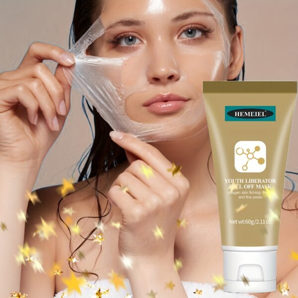 60g Cleaning Mask with Collagen, Moisturizing Deep Cleansing Smearing Mask for Women Skin Care Facial Mask, Unclog Pores, Firming Skin