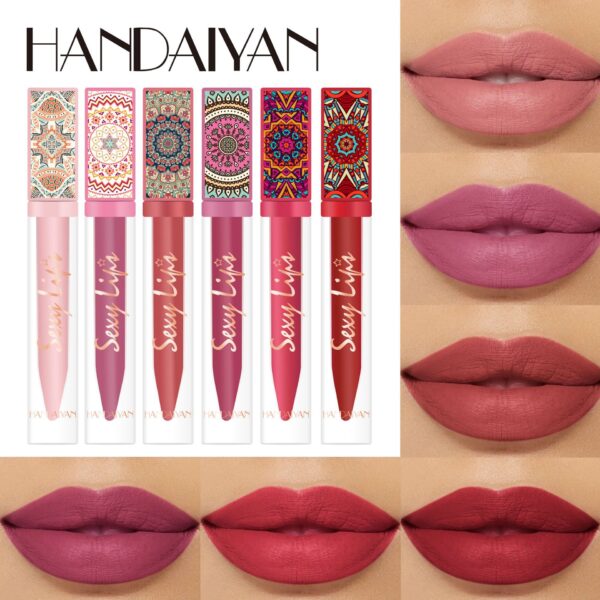 Handaiyan 6-Color Lipstick Bohemian Korean Matte No