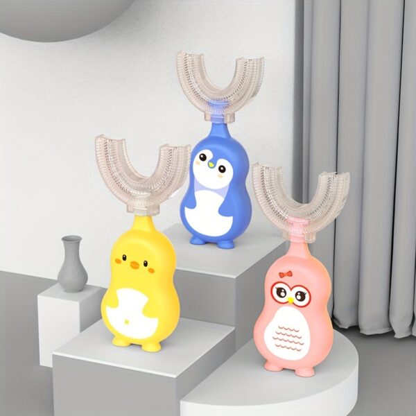 1pc Cartoon U-shaped Toothbrush, Soft Toothbrush, Cartoon