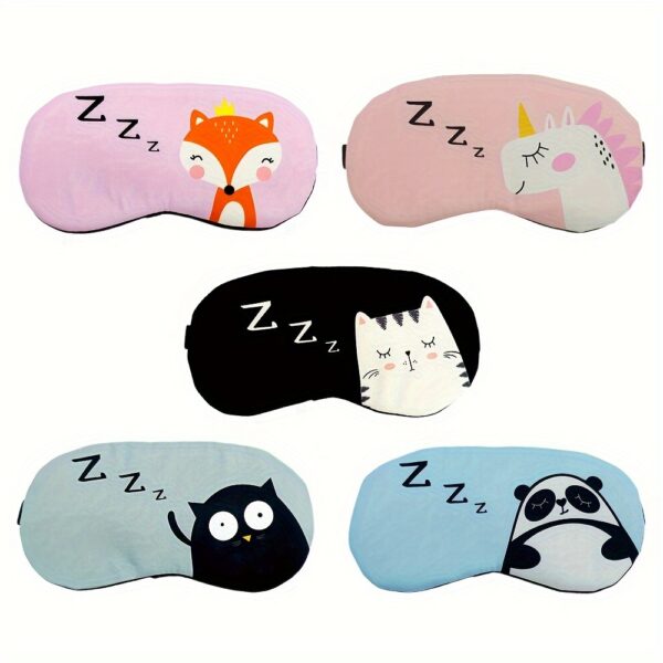 1pc Cute Cartoon Animal Blackout Eye Mask,
