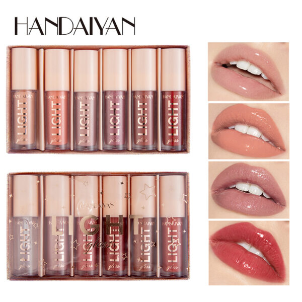 Handaiyan 6pcs Lipstick Kit Girls Gift Box