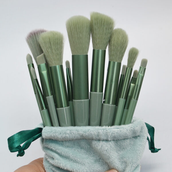 13PCs Makeup Brush - Cloth Bag Eye