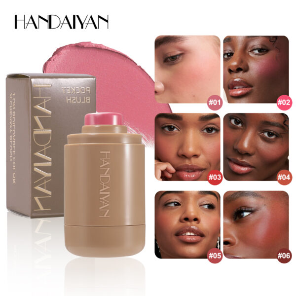 Handaiyan 6-Color Blush Stick Repair Portable Lip