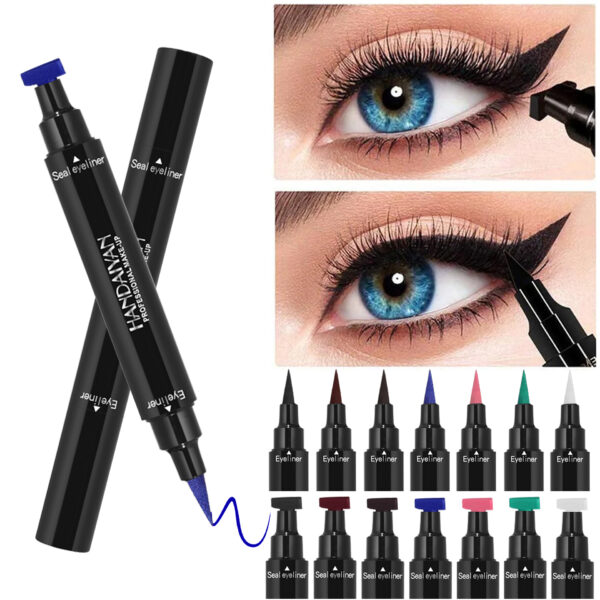 Handaiyan Triangle Eyeliner Seal Color Double Head